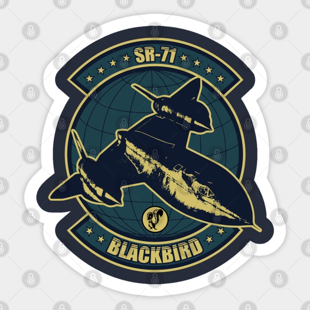 SR-71 Blackbird Patch Sticker by TCP